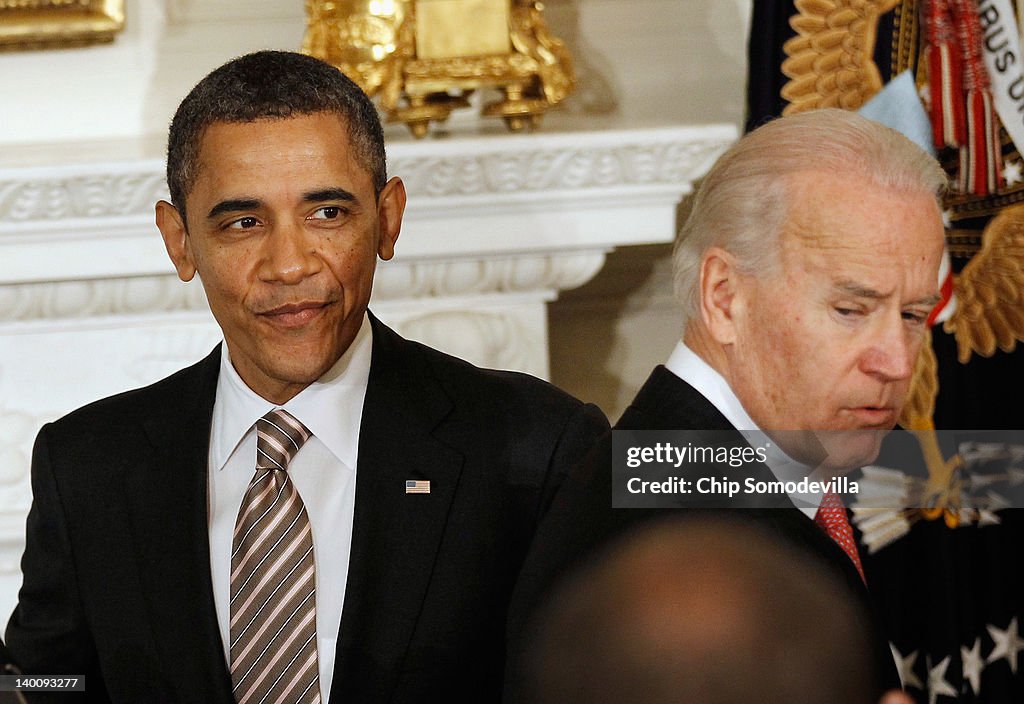 Obama, Biden Address Nat'l Governor's Association At White House