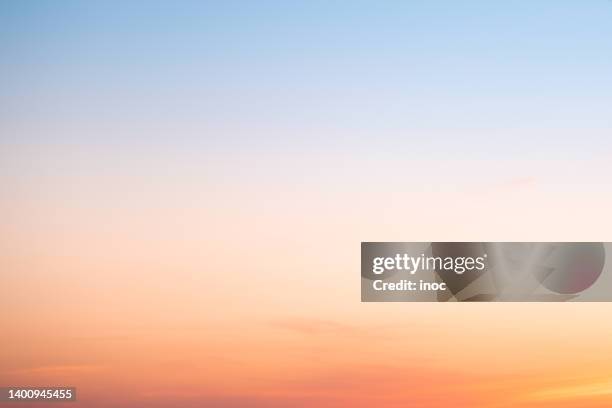 color gradation of the sky at dusk - clear sky night stock pictures, royalty-free photos & images