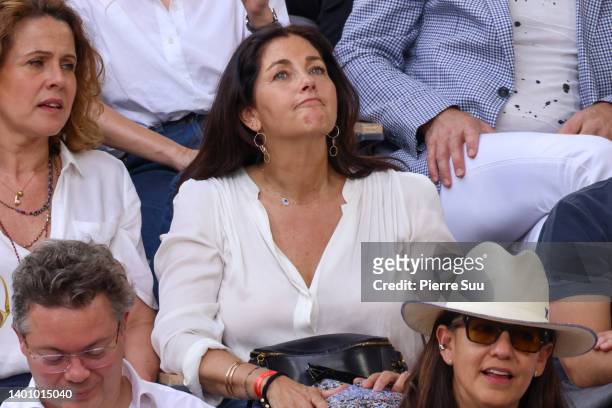 Cristiana Reali is seen at Roland Garros on June 04, 2022 in Paris, France.