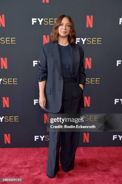 Maya Rudolph attends Netflix's "Russian Doll" FYSEE Special Event Photocall at Netflix FYSEE At Raleigh Studios on June 04, 2022 in Los Angeles,...