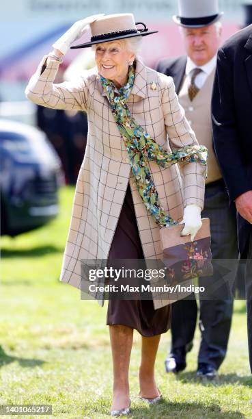 Princess Alexandra attends The Epsom Derby at Epsom Racecourse on June 4, 2022 in Epsom, England.