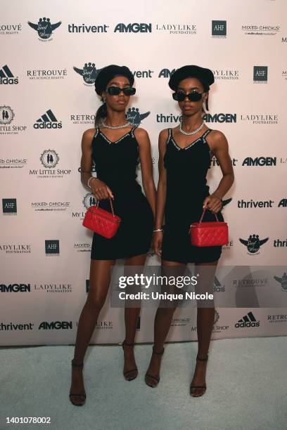 Jessie Combs and D’Lila Combs attend the 13th Annual Ladylike Women Of Excellence Awards x Fashion Show at The Beverly Hilton on June 04, 2022 in...