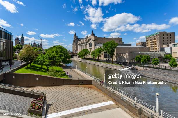 downtown ottawa, ontario, canada. - ottawa downtown stock pictures, royalty-free photos & images