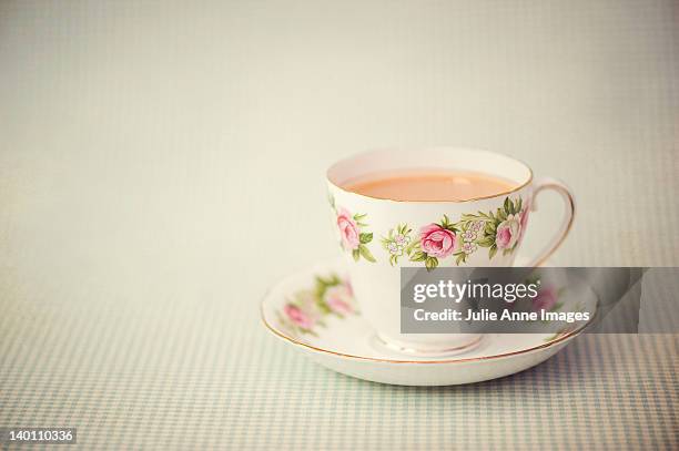 nice cup of tea - tea cup stock pictures, royalty-free photos & images