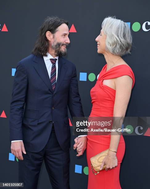 Keanu Reeves and Alexandra Grant attend the MOCA Gala 2022 at The Geffen Contemporary at MOCA on June 04, 2022 in Los Angeles, California.