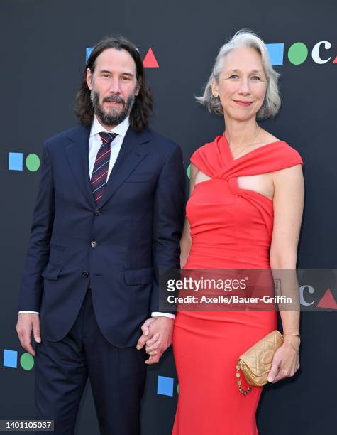 Keanu Reeves and Alexandra Grant attend the MOCA Gala 2022 at The Geffen Contemporary at MOCA on June 04, 2022 in Los Angeles, California.