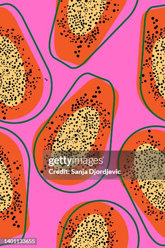 Papaya pattern Papaya pattern