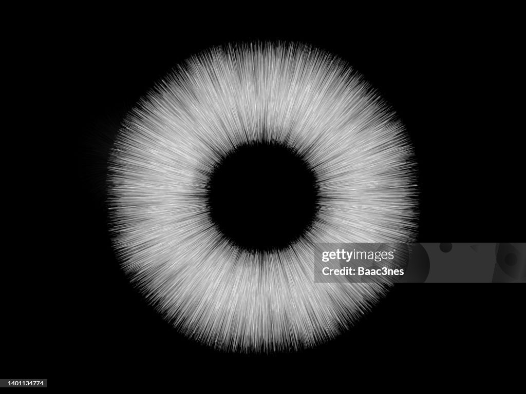 Circle of lines - Abstract template
