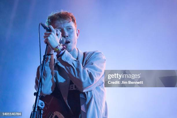 Songwriter, musician and rapper King Krule performs on stage during Primavera Sound on June 4, 2022 in Barcelona, Spain.