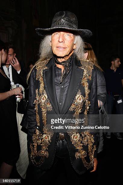James Goldstein attends the Philipp Plein fashion show as part of Milan Womenswear Fashion Week on February 25, 2012 in Milan, Italy.