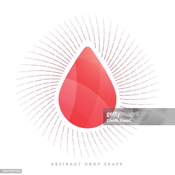 illustrations, cliparts, dessins animés et icônes de forme de sang avec éclat de soleil. illustration abstraite du stock de gouttes de sang vectorielles - diabète de type 1