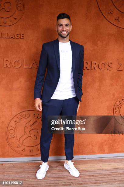 Javier Pastore is seen during the 2022 French Open at Roland Garros on June 05, 2022 in Paris, France.