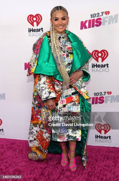 Agnez Mo attends the 2022 iHeartRadio Wango Tango at Dignity Health Sports Park on June 04, 2022 in Carson, California.