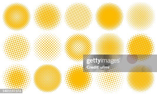 Halftone design elements Halftone design elements