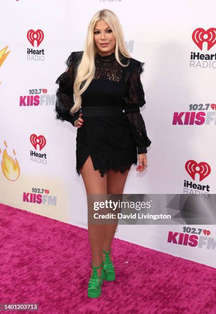 Tori Spelling attends the 2022 iHeartRadio Wango Tango at Dignity Health Sports Park on June 04, 2022 in Carson, California.