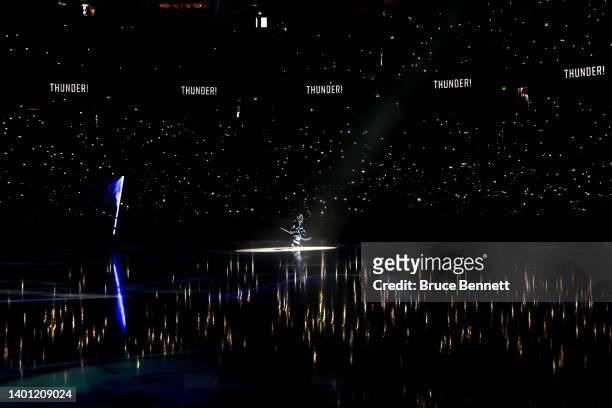 General view prior to the start of Game Three of the Eastern Conference Final of the 2022 Stanley Cup Playoffs between the Tampa Bay Lightning and...