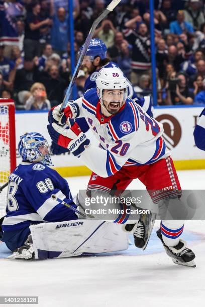 Power Play Goal Scored by Chris Kreider of the New York Rangers assisted by Artemi Panarin and Mika Zibanejad in Game Three of the Eastern Conference...