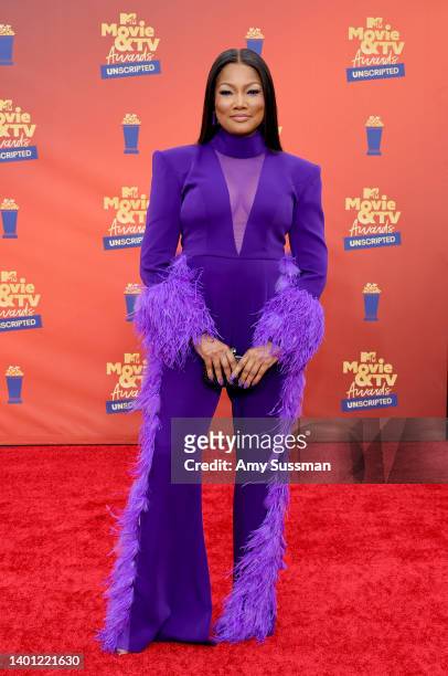 In this image released on June 5, Garcelle Beauvais attends the 2022 MTV Movie & TV Awards: UNSCRIPTED at Barker Hangar in Santa Monica, California...