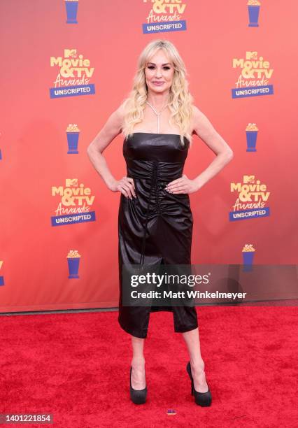 In this image released on June 5, Taylor Armstrong attends the 2022 MTV Movie & TV Awards: UNSCRIPTED at Barker Hangar in Santa Monica, California...