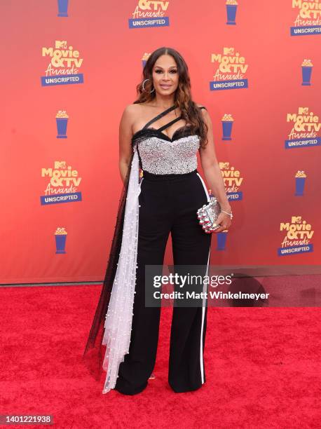 In this image released on June 5, Sheree Zampino attends the 2022 MTV Movie & TV Awards: UNSCRIPTED at Barker Hangar in Santa Monica, California and...