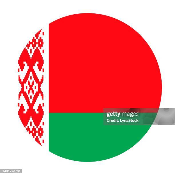 national flag of belarus - belarus stock illustrations