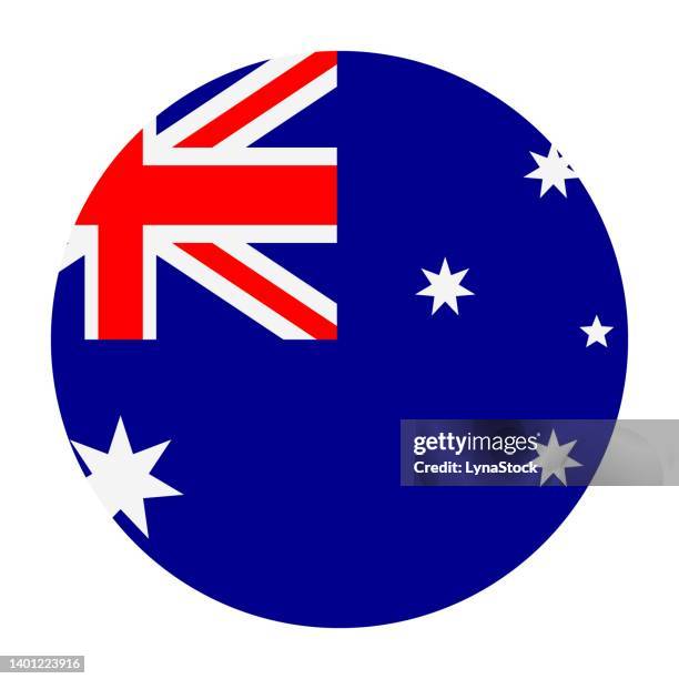 nationalflagge australien - australia icon stock-grafiken, -clipart, -cartoons und -symbole