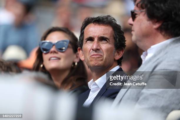 Of Carrefour Alexandre Bompard attends the Men's Singles Final match on Day 15 of The French Open 2022 at Roland Garros on June 05, 2022 in Paris,...