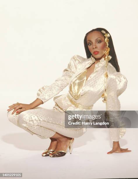 Singer Donna Summer- poses for a portrait in 1982 in Los Angeles, California.