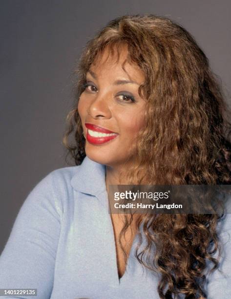 Singer Donna Summer poses for a portrait in Los Angeles, California.