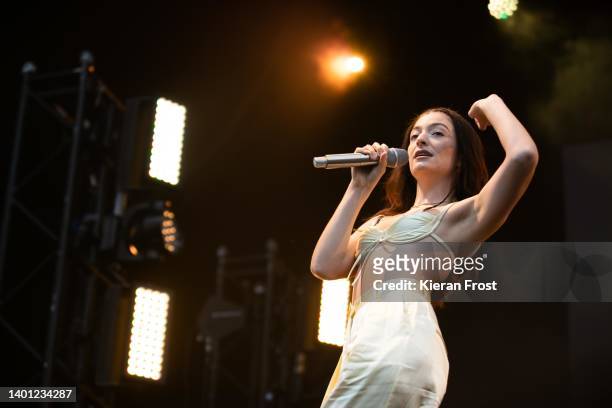Lorde performs at Forbidden Fruit Festival at The Royal Hospital Kilmainham on June 05, 2022 in Dublin, Ireland.