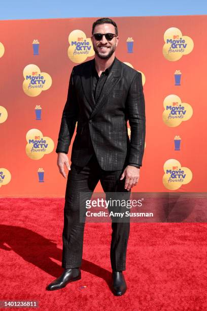 Pablo Schreiber attends the 2022 MTV Movie & TV Awards at Barker Hangar on June 05, 2022 in Santa Monica, California.