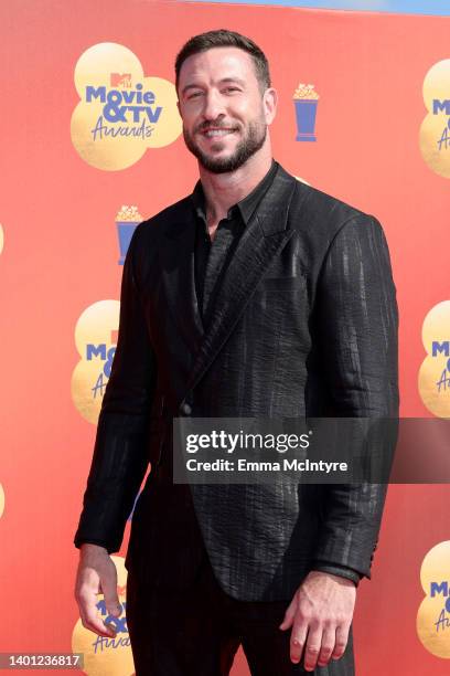 Pablo Schreiber attends the 2022 MTV Movie & TV Awards at Barker Hangar on June 05, 2022 in Santa Monica, California.