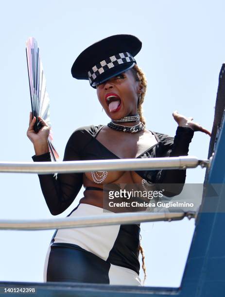 Janelle Monáe attends the City of West Hollywood's Pride Parade on June 05, 2022 in West Hollywood, California.