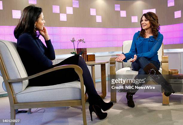 Ann Curry and Amy Duggar appear on NBC News' "Today" show --
