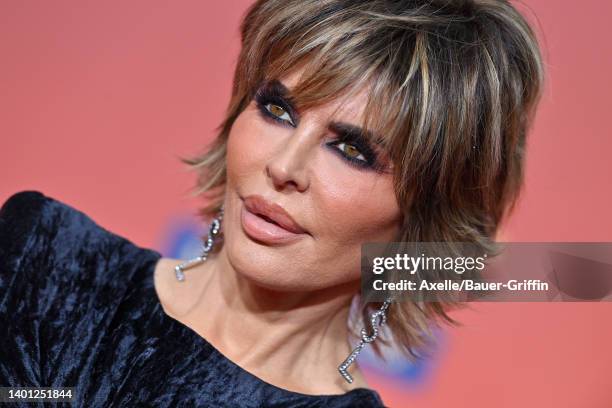 Lisa Rinna attends the 2022 MTV Movie & TV Awards: UNSCRIPTED at Barker Hangar on June 02, 2022 in Santa Monica, California.