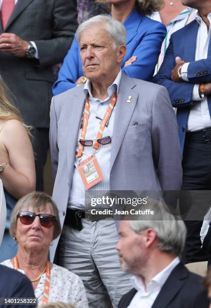 Jan Kodes attends the men's final on day 15 of the French Open 2022 held at Stade Roland Garros on June 5, 2022 in Paris, France.