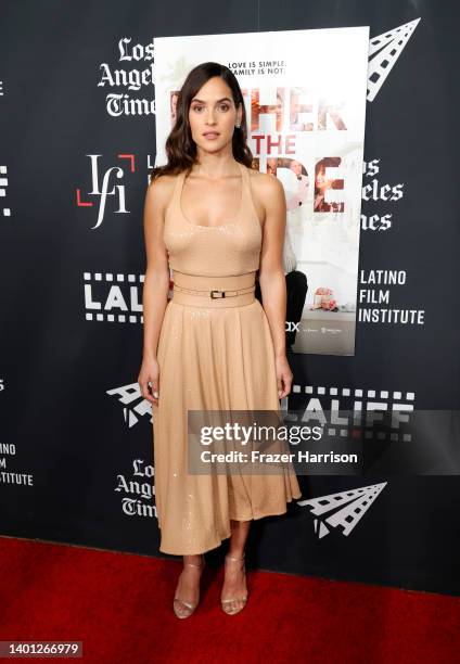 Adria Arjona, attends the 2022 Los Angeles Latino International Film Festival closing night premiere screening of "Father Of The Bride" at TCL...