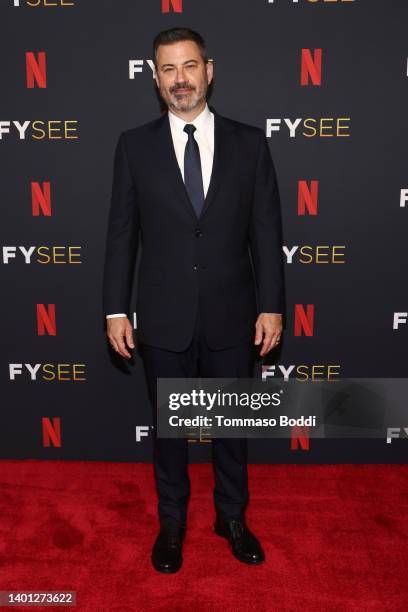 Jimmy Kimmel attends the "OZARK: The Final Episodes" Los Angeles Special FYSEE Event at Netflix FYSEE At Raleigh Studios on June 05, 2022 in Los...