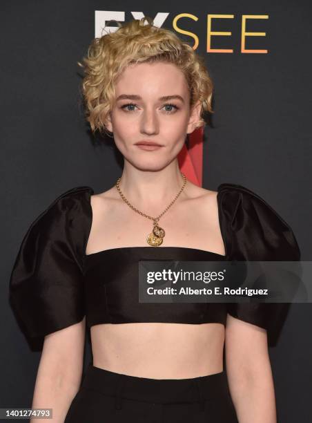 Julia Garner attends "OZARK: The Final Episodes" Los Angeles Special FYSEE Event at Netflix FYSEE At Raleigh Studios on June 05, 2022 in Los Angeles,...