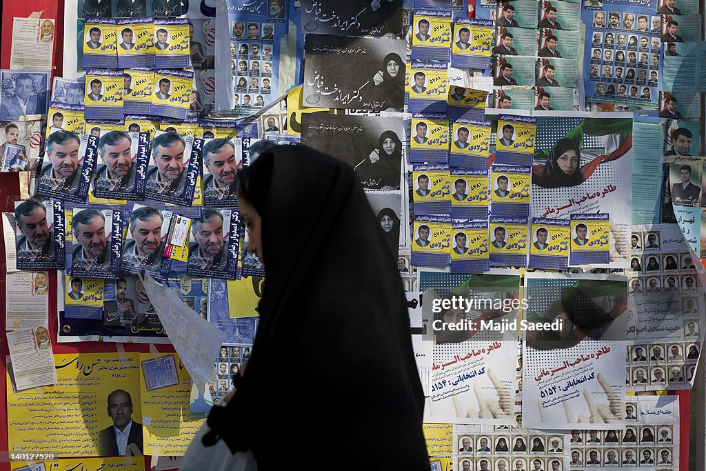 Iranians Prepare For Parliamentary Elections