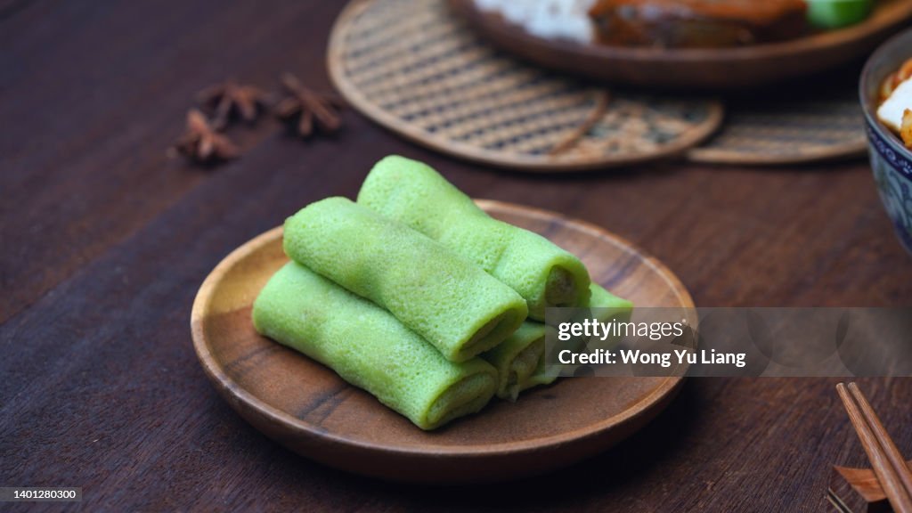 Ketayap , popular malaysian coconut dessert