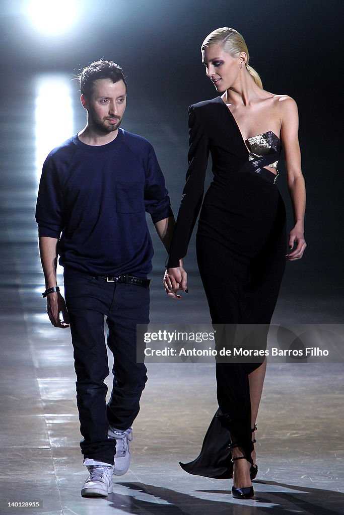 Anthony Vaccarello: Runway - Paris Fashion Week Womenswear Fall/Winter 2012