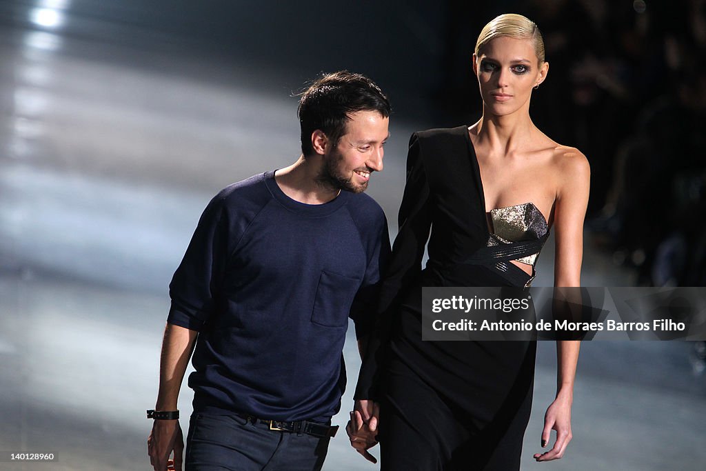 Anthony Vaccarello: Runway - Paris Fashion Week Womenswear Fall/Winter 2012