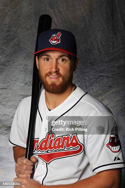 Cord Phelps of the Cleveland Indians poses for a portrait during a photo day at Goodyear Ballpark on February 28, 2012 in Goodyear, Arizona.