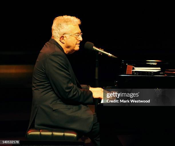 Randy Newman performs on stage at the Royal Festival Hall on February 28, 2012 in London, United Kingdom.