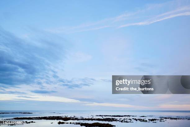 moody sky and sea - elysium photos et images de collection