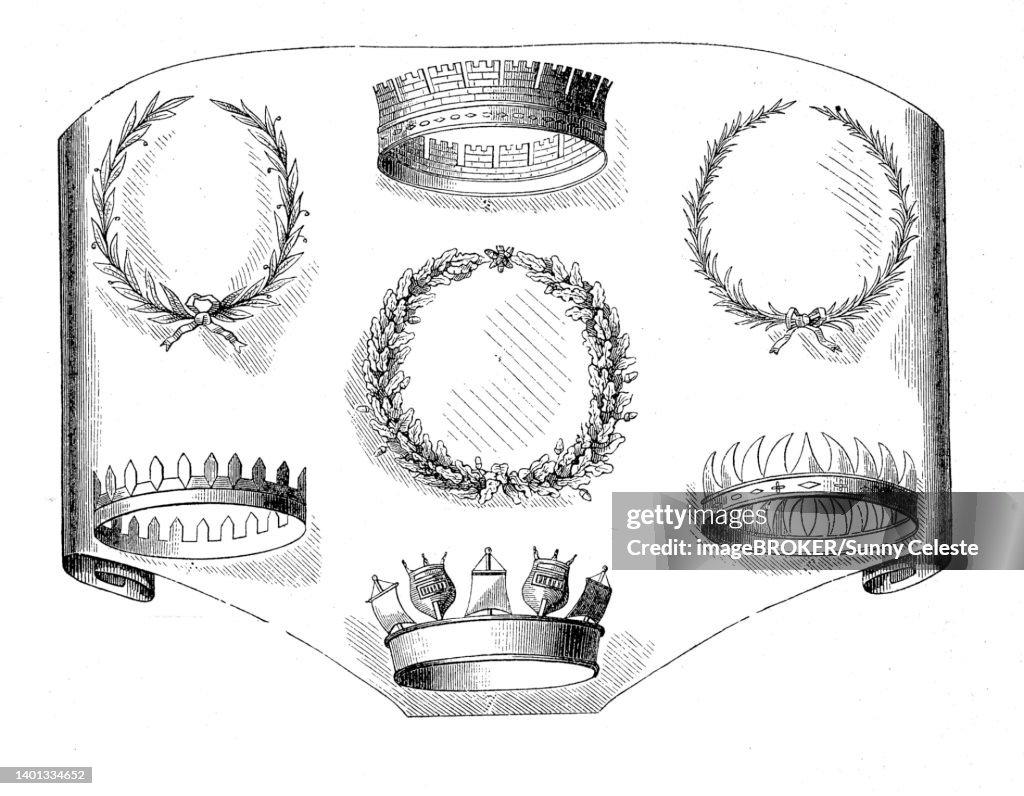 Corona Radiata Rome Roman Crowns In Ancient Rome The History Of Ancient Rome Roman Empire ...