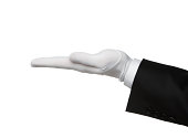 Butler's hand offering product
