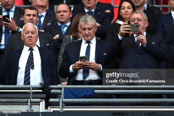 Davor Suker looks on ahead of the 2022 Finalissima match between Italy and Argentina at Wembley Stadium on June 01, 2022 in London, England.