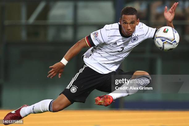 Thilo Kehrer of Germany controls the ball during the UEFA Nations League League A Group 3 match between Italy and Germany at Renato Dall'Ara Stadium...